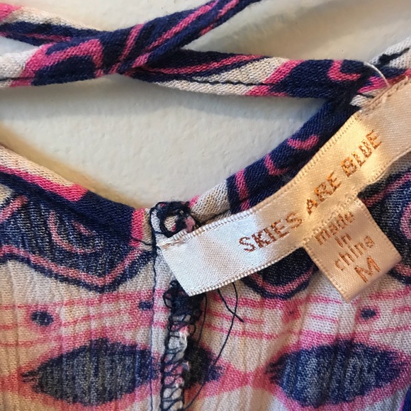 Pink and blue elephant dress/ cover up - Picture 4 of 4